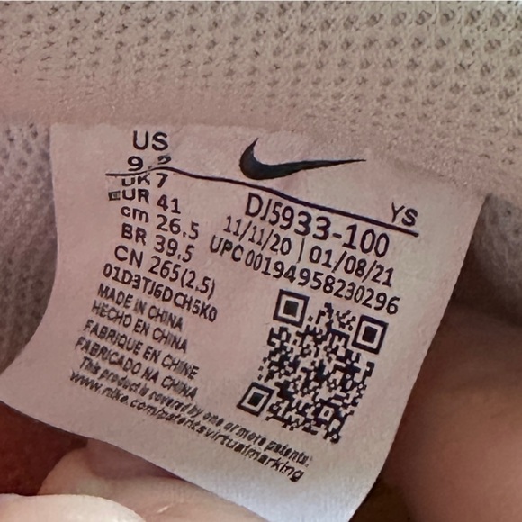 Nike Air Force 1 Multi Color women’s size 9.5 - Picture 8 of 8